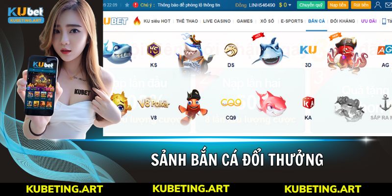 sảnh bắn cá đổi thưởng nhiều người chơi nhất