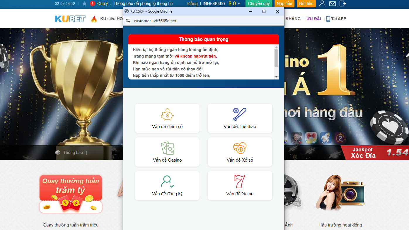 Liên hệ với Kubet qua kênh trò chuyện Telegram hoặc Zalo